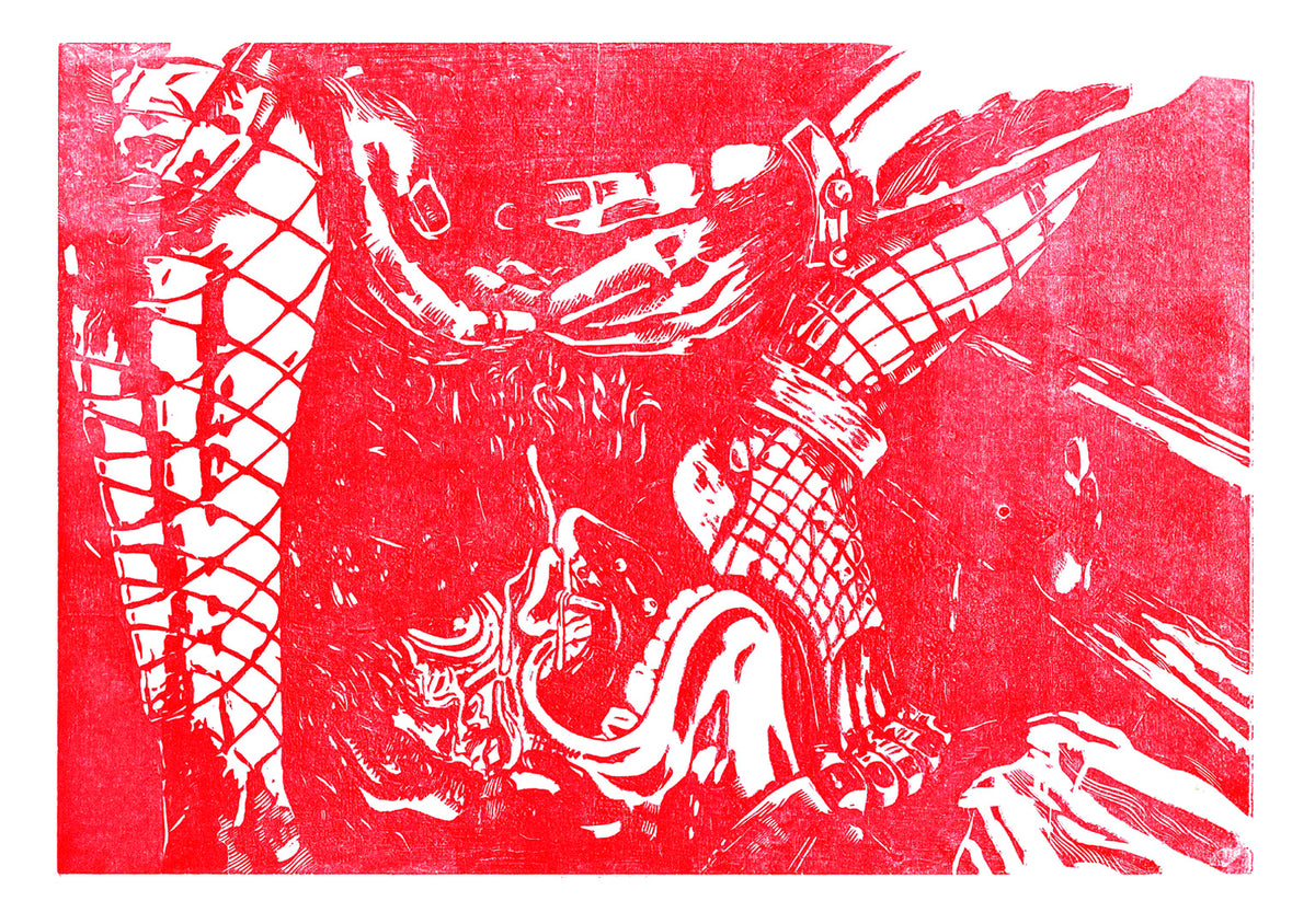 "Αιδιολυχεία" Woodcut